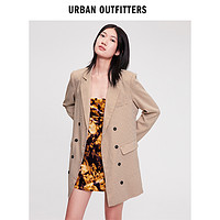 urban outfitters UrbanOutfitters 女士双排扣格纹西服裙连衣裙西装裙
