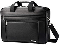 Samsonite 新秀麗 Luggage 經典商務雙三角布公文包 黑色