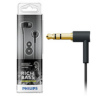 PHILIPS 飞利浦 SHE3900BK 入耳式降噪有线耳机 黑色 3.5mm