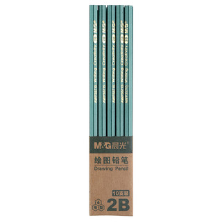 M&G 晨光 AWP35715 六角杆铅笔 2B 10支装