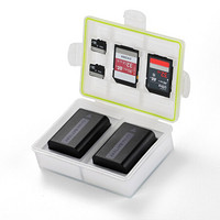 IIano 綠巨能 LIano 綠巨能 FW50 相機電池SD/TF卡收納盒 透明色