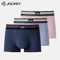 JOCKEY JM0501001 男士纯色纯棉内裤 3条装