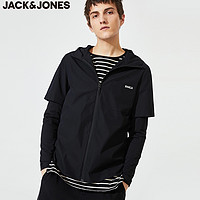 JACK&JONES 杰克琼斯 巴萨联名 男子纯棉假两件外套 220105579