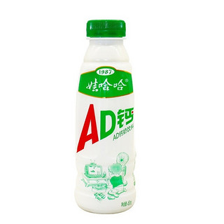 WAHAHA 娃哈哈 娃哈AD钙奶 含乳饮料 450ml*15瓶整箱装