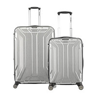 Samsonite 新秀丽 拉杆箱 时尚轻盈行李箱飞机轮旅行箱 TS7*25003银色20+28英寸套装