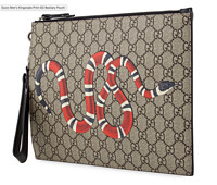 GUCCI 古驰 Kingsnake 473904GZN1N 8666 男士包袋