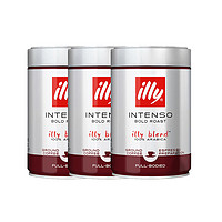 illy 意利 3件装| illy 意利深度烘培咖啡粉 250g