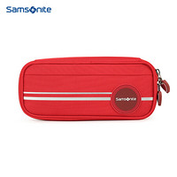 Samsonite 新秀丽 笔袋小学生文具盒女孩儿童文具收纳袋灵活便携TU6*00006红色