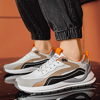 BURJUMAN 原装直邮 高级限量版3D手工颗粒缓震科技高弹休闲鞋 高级限量版-白橘 41