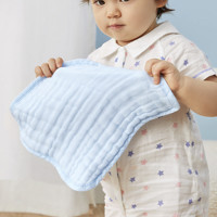 移动端、京东百亿补贴：全棉时代 2100014501 婴儿水洗纱布手帕 6条装 蓝色+粉色+白色