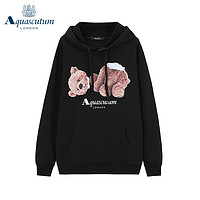 Aquascutum 雅格狮丹 秋冬情侣款断头熊连帽卫衣AC3FRSW07