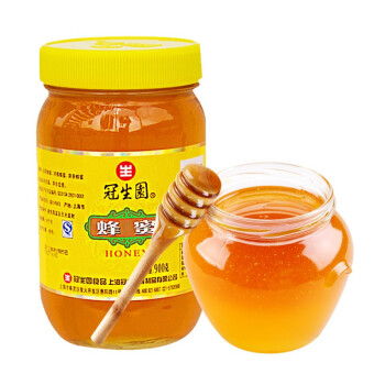 冠生园蜂蜜 农家土蜂蜜百花蜜900g山花洋槐冲饮瓶装冲调饮品 蜂蜜900g