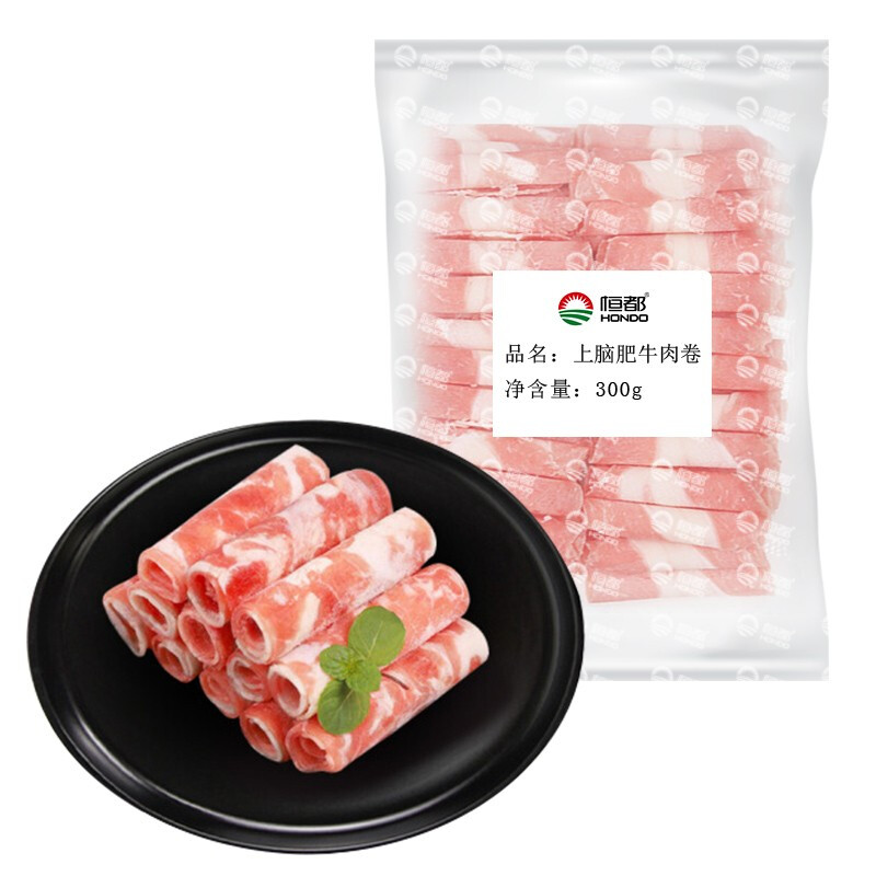 HONDO BEEF 恒都 上脑肥牛肉卷 300g