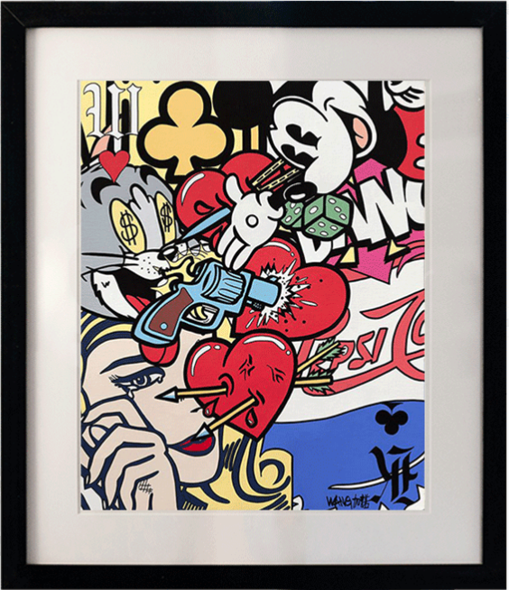 ARTMORN 墨斗鱼艺术 王加诺 动漫海报限量版画《C.C.02》62x74cm 哈内穆勒艺术纸 限量50版