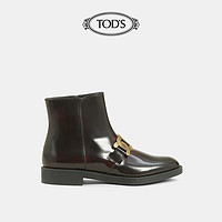 TOD'S官方正品早秋经典女鞋女士KATE真皮踝靴及踝靴切尔西靴女