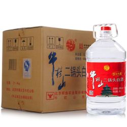 niulanshan牛栏山二锅头白酒56vol清香型白酒5000ml单瓶装