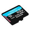 Kingston 金士頓 SDCG3 Micro-SD存儲卡 512GB（UHS-I、V30、U3、A2）