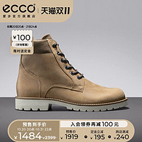 ecco 愛步 ECCO愛步高幫男工裝靴 冬季男鞋皮靴馬丁靴 杰斯頓530314