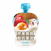 FangGuang 方广 宝宝果泥 宝宝辅食 儿童零食 便携吸吸袋 苹果黄桃酸奶果泥水果泥 103g