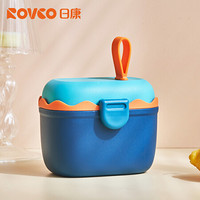 Rikang 日康 奶粉盒 便携奶粉罐 米粉盒零食盒 多功能辅食盒 RK-N6022-1 蓝色