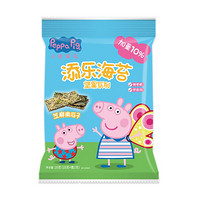 小猪佩奇Peppa Pig  坚果海苔 儿童宝宝零食 芝麻南瓜子夹心海苔  18g