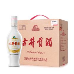 古井贡酒老瓷贡50度500ml6瓶浓香型白酒整箱装纯粮口粮酒
