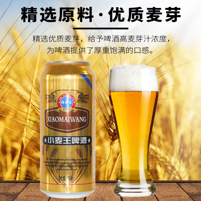 小麦王啤酒 小麦王500ML*9罐