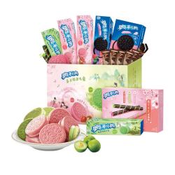 oreo奥利奥季节限定礼盒樱花草莓酸甜青梅味饼干830g
