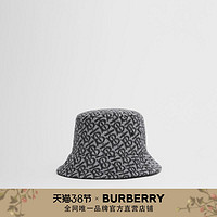 BURBERRY 专属标识羊毛提花渔夫帽 80369811（XL、浅灰色）