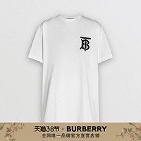 BURBERRY 专属标识图案T恤衫 80174731（XL、白色）
