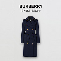 BURBERRY 女装 羊绒 Trench 风衣 80233561（2、海军蓝）