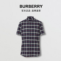 BURBERRY 男装  短袖小弹力衬衫 80209641