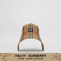 BURBERRY 格纹徽标装饰软帽 80309591（S、典藏米色）