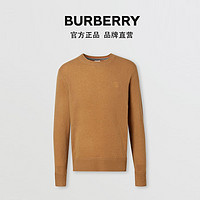 BURBERRY 男装 专属标识图案羊绒针织衫 80331781（XL、驼色）