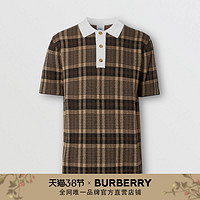 BURBERRY 男装 格纹美利奴羊毛Polo衫 80377631