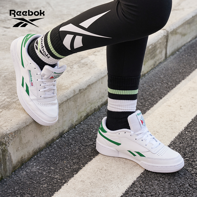 Reebok锐步官方新款男鞋女鞋CLUB C 
