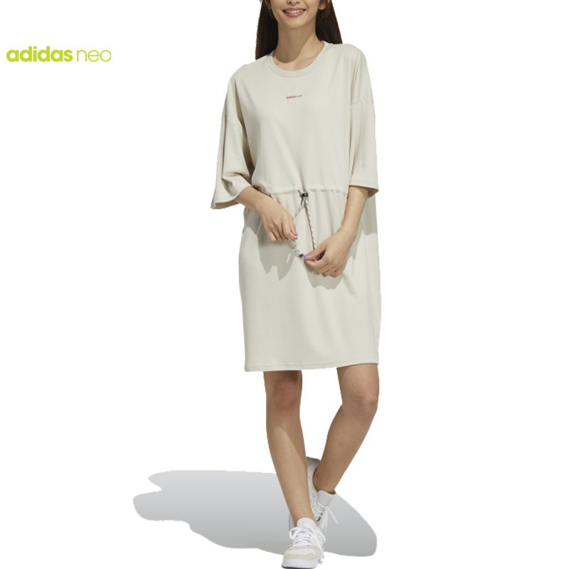 adidas 阿迪达斯NEO 女子运动休闲连衣裙H61995 H61996 XL