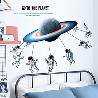 JIANI 嘉倪家居 幼儿园墙面装饰科学区星球宇航员墙贴画儿童房布置太空主题墙贴纸