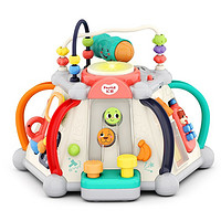 汇乐玩具 汇乐六面体婴儿手拍鼓宝宝一岁益智早教玩具6-12个月多面体拍拍鼓