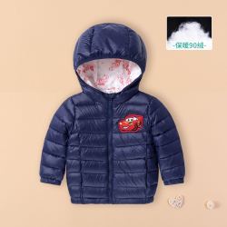 disneybaby冬季男童羽绒服婴幼儿外套童装外出服保暖厚儿童羽绒服