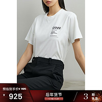 GANNI 2021秋季女印花棉质平纹布T恤NET-A-PORTER