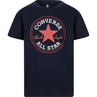 CONVERSE 匡威 Logo t shirt in navy blue