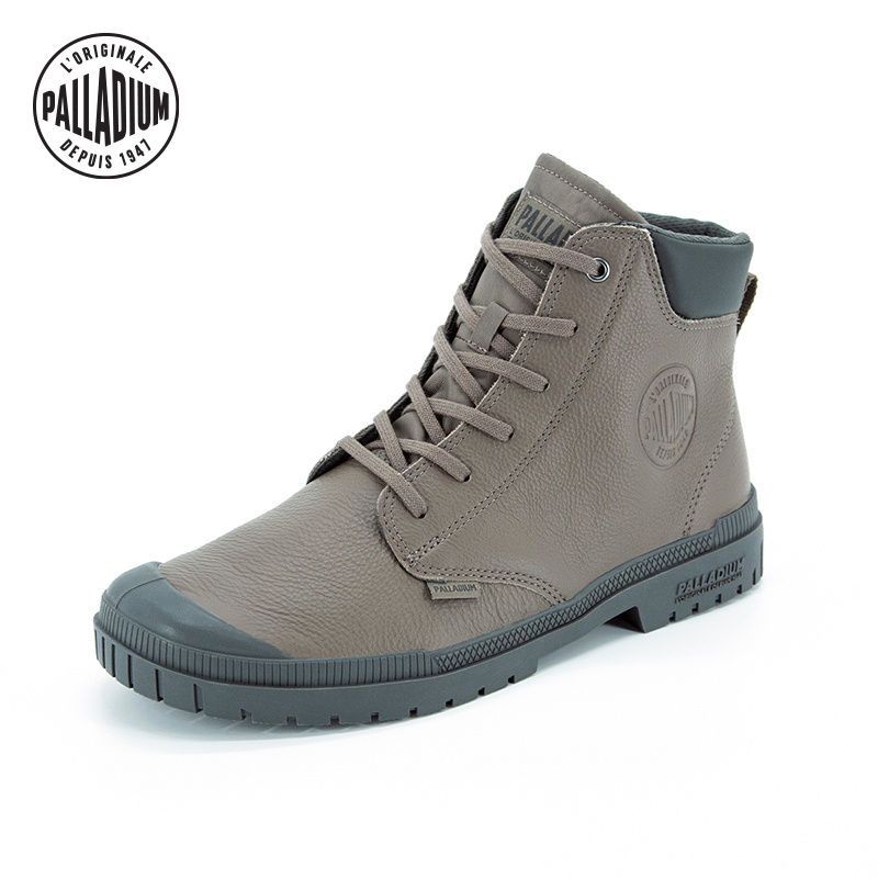 PALLADIUM 帕拉丁 马丁靴男士秋冬新款户外工装皮靴休闲鞋皮面高帮鞋大黄靴男