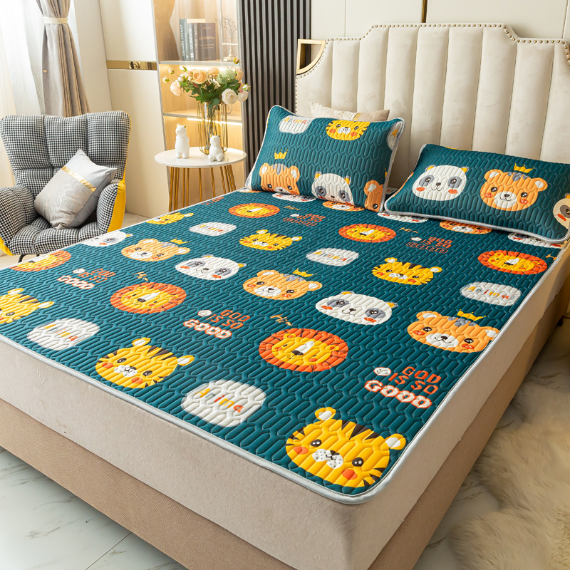 流川枫 冰丝乳胶席凉席三件套 150*200cm