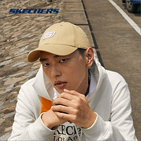 SKECHERS 斯凯奇 休闲情侣遮阳鸭舌帽男秋时尚防晒帽子运动棒球帽女