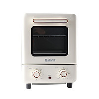 格兰仕（Galanz）电烤箱家用迷你小型多功能小烤箱12L容量立式复古白 KB12-P3