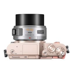 panasonic松下lumixgf10xm43画幅微单相机粉色1442mmf35asph变焦镜头