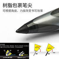 uni 三菱鉛筆 UMN-S-05 按動中性筆 黑桿黑色 0.5mm 單支裝