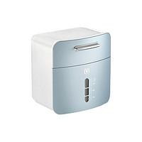 Vilscijon 維簡 衛生間紙巾盒免打孔廁所置物架廁紙盒吸壁防水卷紙筒創意抽紙盒 寶石藍