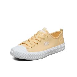 skechers斯凯奇帆布鞋板鞋绑带女款休闲鞋